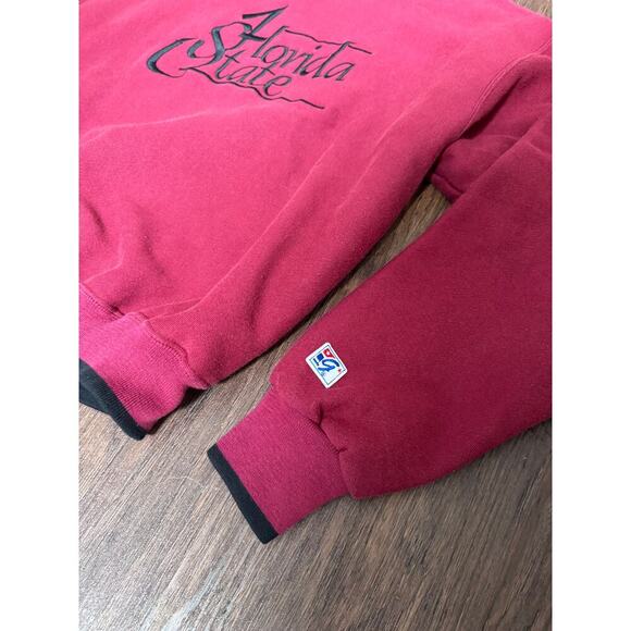 Florida State Vintage Red Crewneck Sweatshirt Mens Large - Picture 4 of 4